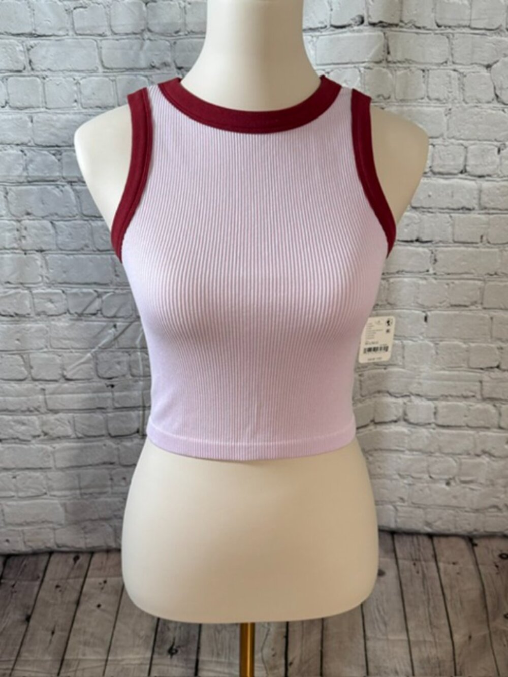 Free People Make It Happen Brami Falling Petals Pink Burgundy M/L NWT